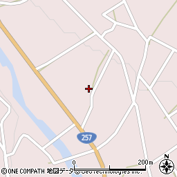 岐阜県中津川市加子母下桑原4557周辺の地図
