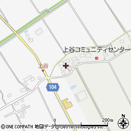 千葉県匝瑳市上谷中1253周辺の地図