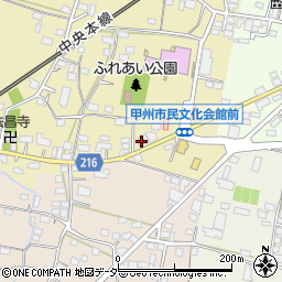 山梨県甲州市塩山上塩後307周辺の地図