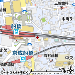鎌倉パスタ シャポー船橋店周辺の地図