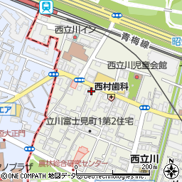 大和自動車交通株式会社　立川営業所周辺の地図