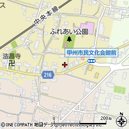 山梨県甲州市塩山上塩後336周辺の地図