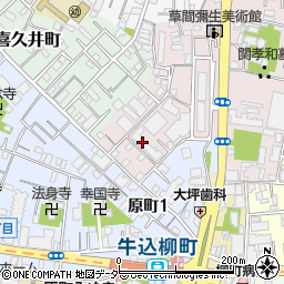 東京都新宿区弁天町139周辺の地図