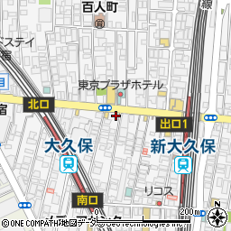 東京都新宿区百人町1丁目16-15周辺の地図