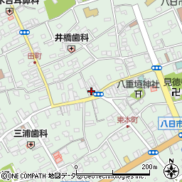 千葉県匝瑳市八日市場イ2460周辺の地図