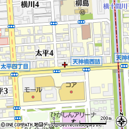 東京都墨田区太平4丁目周辺の地図