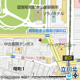 東京都立川市曙町1丁目32-30周辺の地図