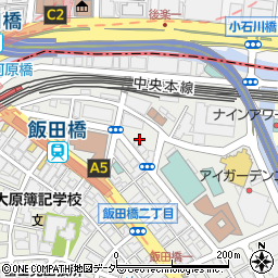 東京都千代田区飯田橋3丁目9周辺の地図