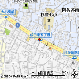 成田東５周辺の地図