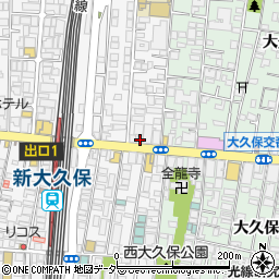 東京都新宿区百人町2丁目1-3周辺の地図