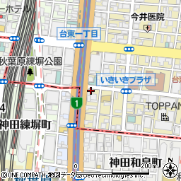 ホーザン　東京営業所周辺の地図