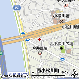 サンライズ小松川周辺の地図