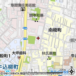東京都新宿区弁天町75周辺の地図