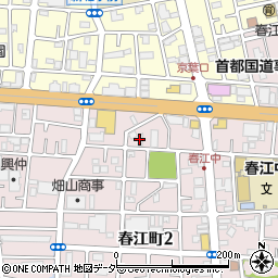 有限会社藤野金属挽物　本社周辺の地図