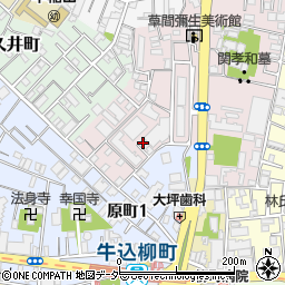 東京都新宿区弁天町138周辺の地図
