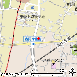 山梨県甲州市塩山下塩後211周辺の地図