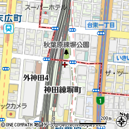 東京都千代田区神田練塀町3-21周辺の地図