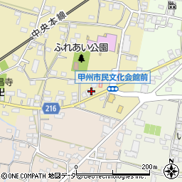 山梨県甲州市塩山上塩後306周辺の地図