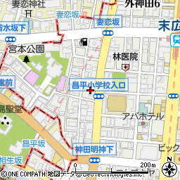 東京都千代田区外神田2丁目10周辺の地図