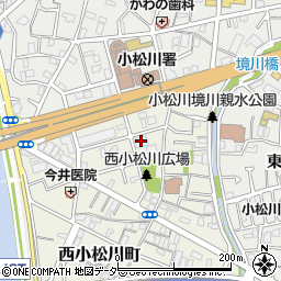島村商店西小松川ユナイテッドセンター周辺の地図