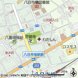 千葉県匝瑳市八日市場イ2961周辺の地図