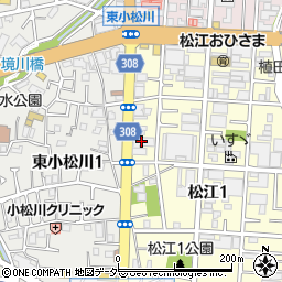 まいばすけっと松江１丁目店周辺の地図
