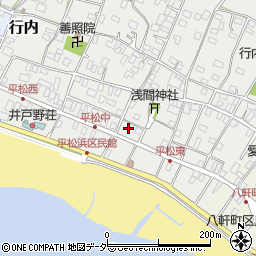 千葉県旭市平松1587周辺の地図