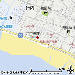 千葉県旭市平松1883-22周辺の地図