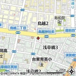 セブンイレブン台東浅草橋３丁目店周辺の地図