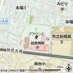 総武病院周辺の地図