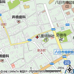 千葉県匝瑳市八日市場イ2931周辺の地図