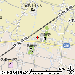 山梨県甲州市塩山上塩後623周辺の地図