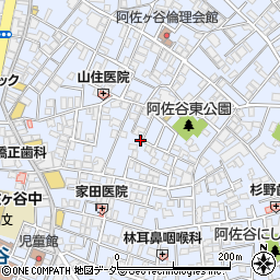 東京都杉並区阿佐谷南1丁目40周辺の地図