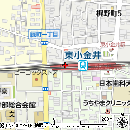 保険クリニックｎｏｎｏｗＡ東小金井店周辺の地図