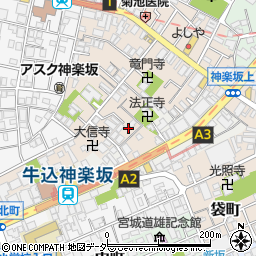 神楽坂 和茶周辺の地図