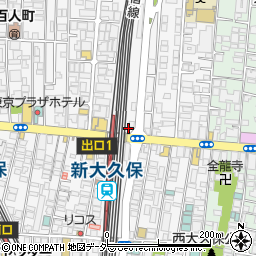 ヨプトッポッキ 日本本店周辺の地図