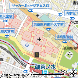 三井住友銀行東京医科歯科大学 ＡＴＭ周辺の地図