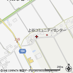 千葉県匝瑳市上谷中1255周辺の地図