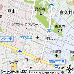 東京都新宿区若松町36周辺の地図