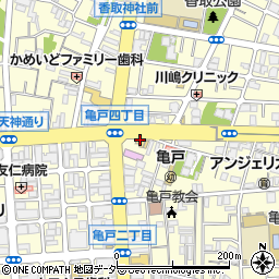 亀戸 升本 本店周辺の地図
