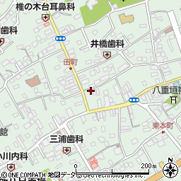 千葉県匝瑳市八日市場イ2482周辺の地図