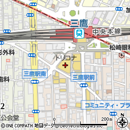 アイセイ薬局　三鷹駅前店周辺の地図