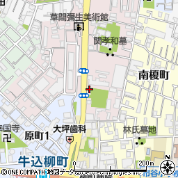 東京都新宿区弁天町86周辺の地図