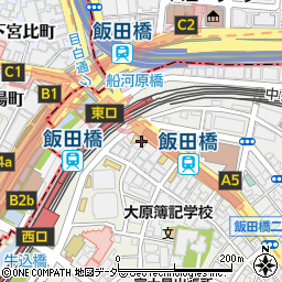 尾張屋 飯田橋店周辺の地図