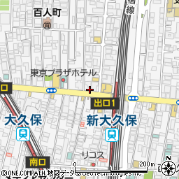 東京都新宿区百人町2丁目10-2周辺の地図