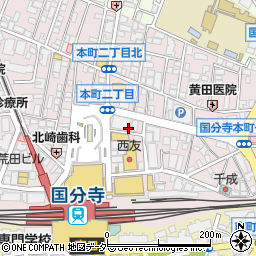 いながき もつ焼店周辺の地図