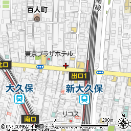 東京都新宿区百人町2丁目10-3周辺の地図