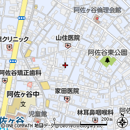 東京都杉並区阿佐谷南1丁目39周辺の地図