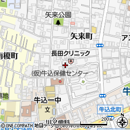 レジデンス矢来町周辺の地図