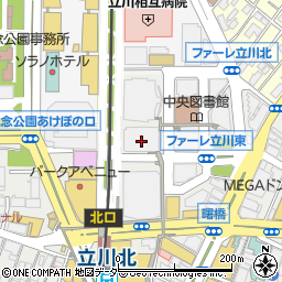 パレスベーカリー、パレスホテル立川店周辺の地図